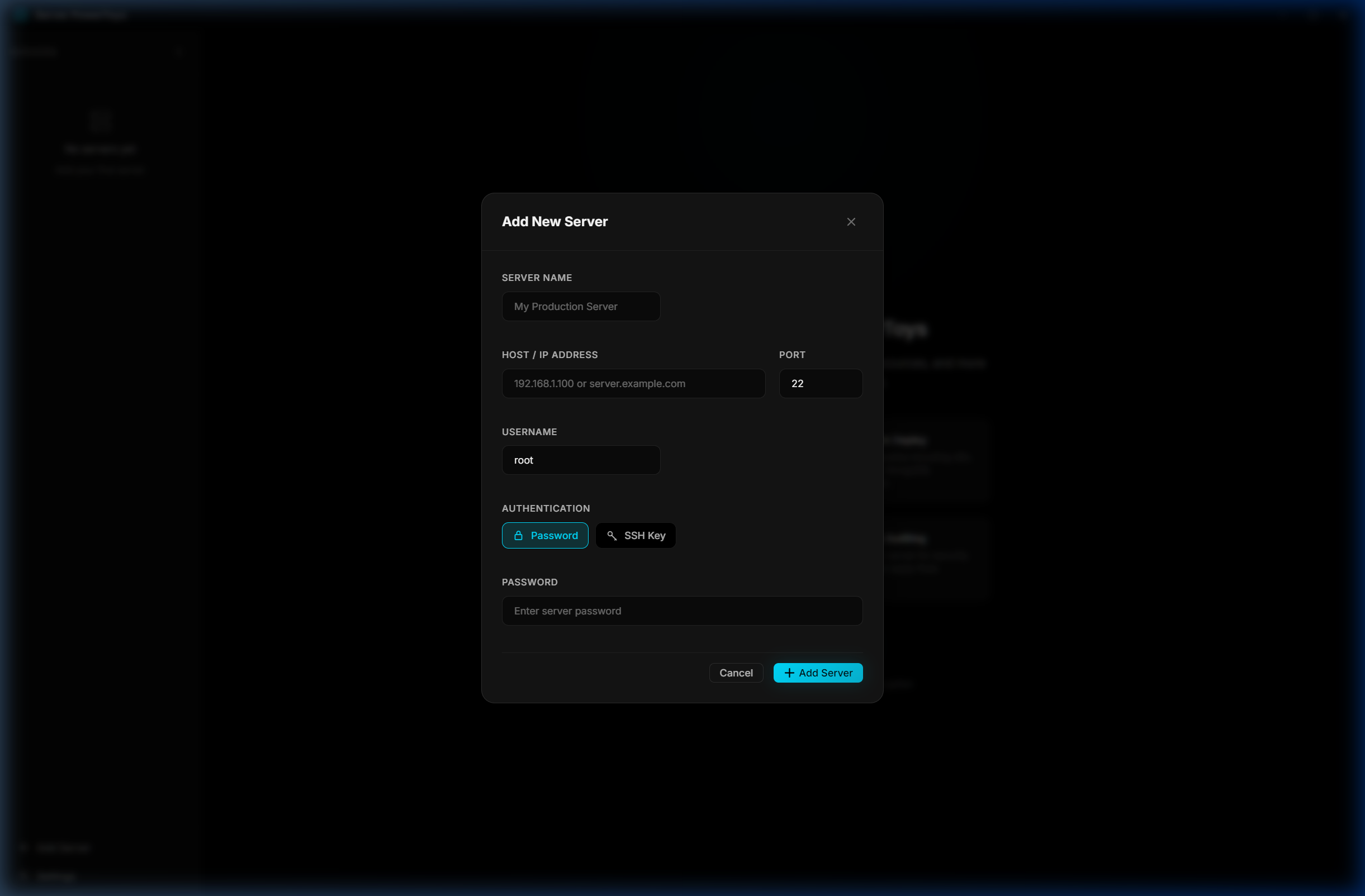Server PowerToys App